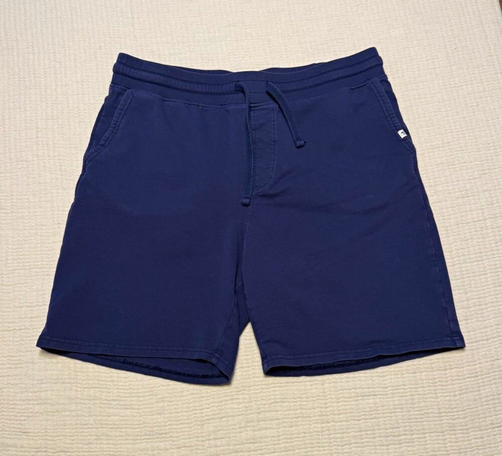 Pact Women's Lounge Terry Cotton Organic Drawstring Pockets Size L Navy